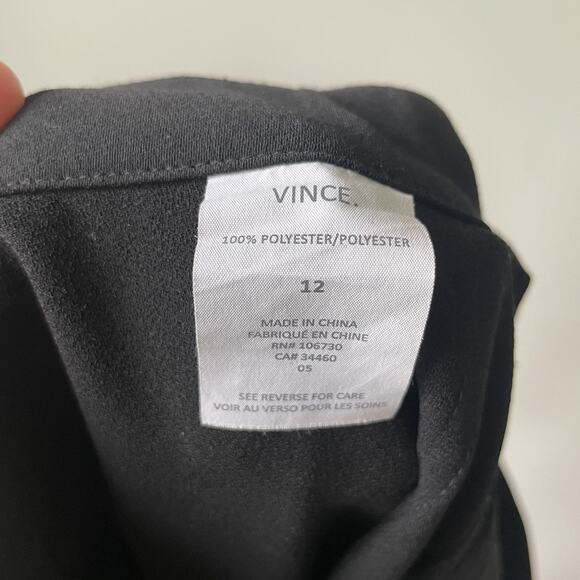 Vince Womens Dress‎ Pants Black Size 12 Professional Jogger Style - Picture 7 of 10